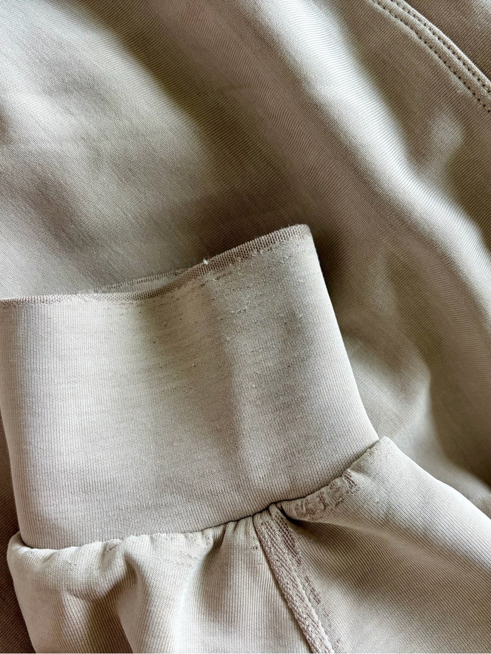 Lululemon Softstreme beige tan matching set sweatshirt pants size 4! MSRP $200 - Picture 3 of 3
